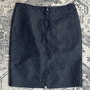 French Connection Dark Blue Denim Skirt
